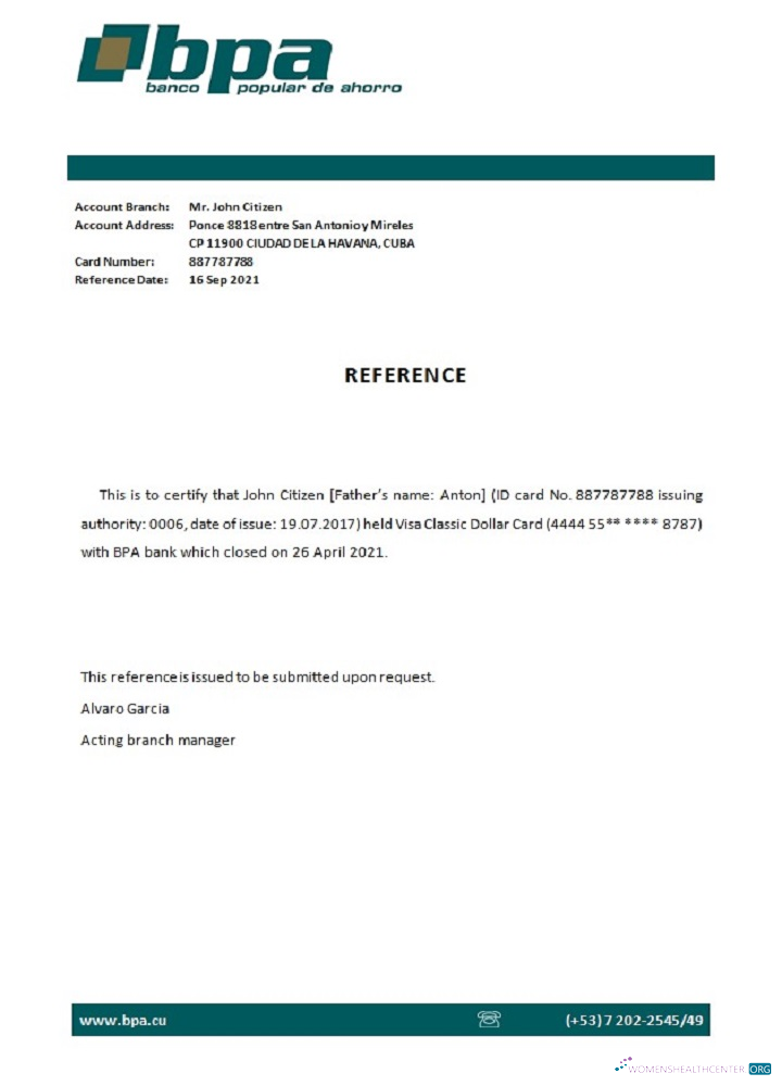 Download Cuba Banco Popular de Ahorro closure reference Photoshop template